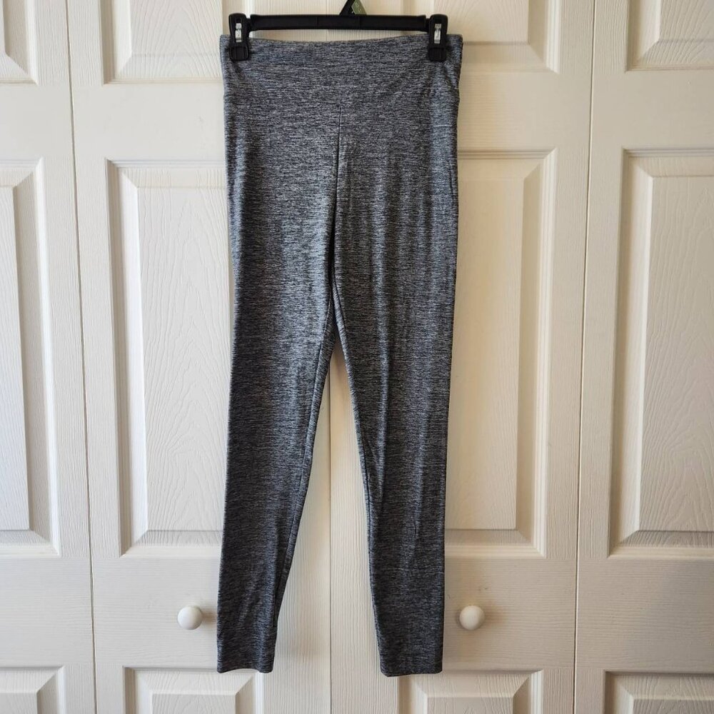 No Boundaries High-Rise Ankle Leggings Size S Grey Space Dye